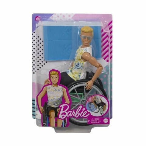 Barbie Ken in a wheelchair