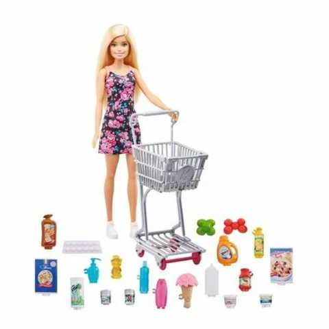 Barbie grocery shopping
