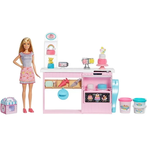  Barbie Bakery Cake Decorating playset and doll