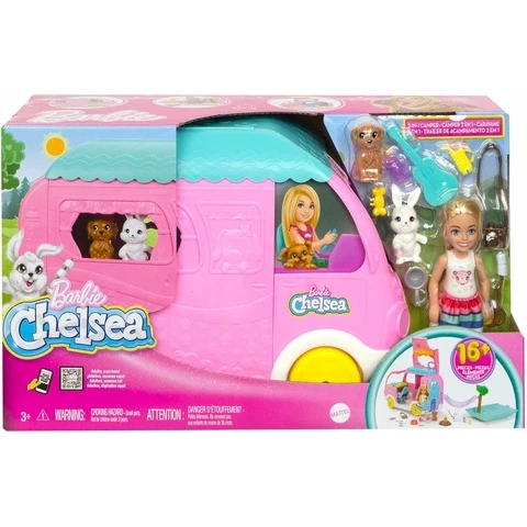 Barbie Chelsea Camper matkailuauto