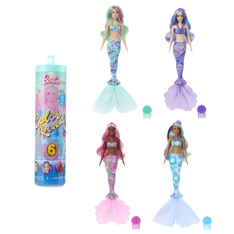 Barbie Color Reveal Deep Sea Mermaid merenneitonukke (lajitelma)