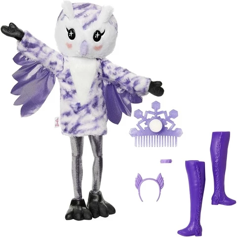 Barbie Cutie Reveal Winter doll, Sparkle Owl