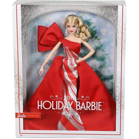 Barbie Holiday doll in a red dress
