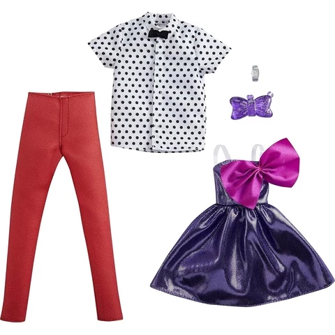  Barbie and Ken party outfit for two