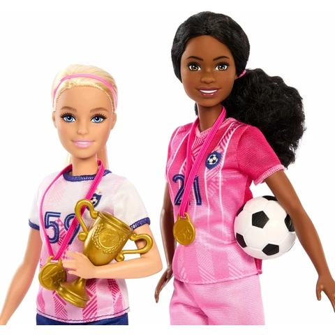 Barbie jalkapalloilijat leikkisetti