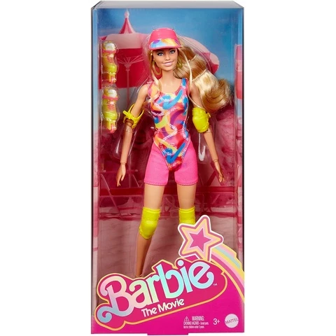 Barbie Movie nukke rullaluistimilla