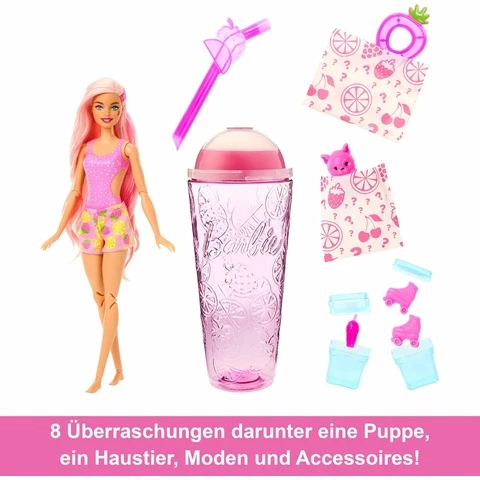 Barbie Pop Reveal Strawberry Lemonade - muotinukke