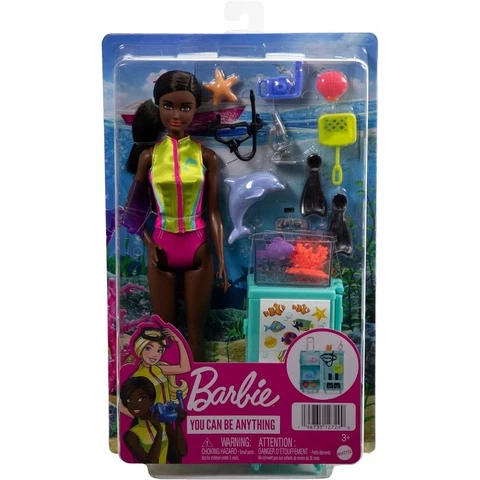 Barbie You Can Be Anything brunett nukke Meribiologi