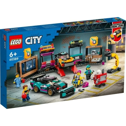 LEGO City Autojen Tuunaustalli