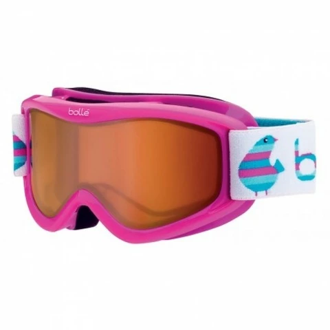 Bolle AMP Pink Birds Citrus Dark Snowboard Goggles