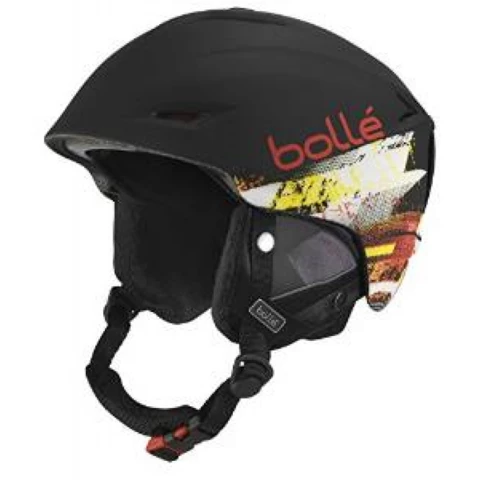 Bolle Sharp Soft Black &amp; Red Snowboard Helmet