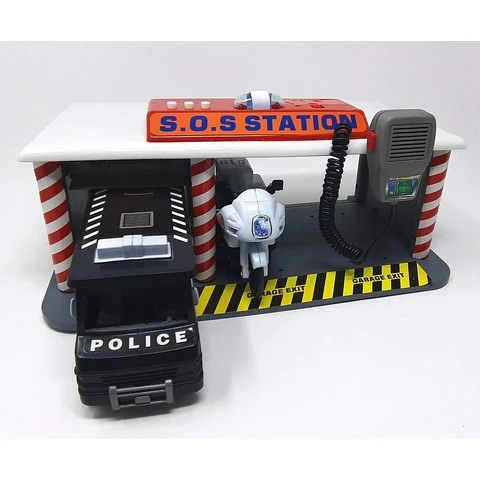  Brigamo police station with siren sound