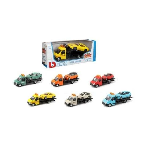 Burago car transporter 1:43, different colors