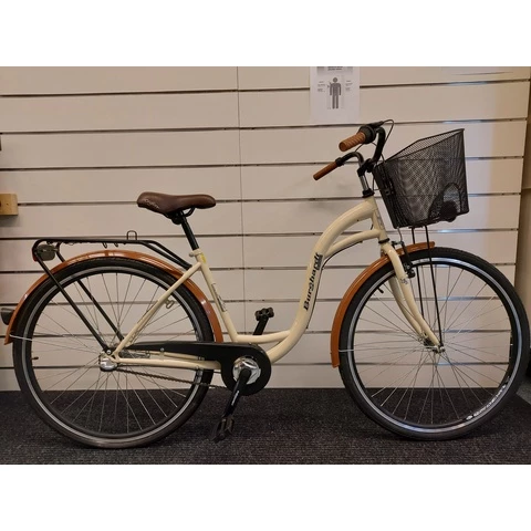  Burghardt Swan 3-v 28" lady bicycle with basket