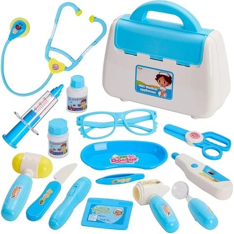 Buyger medical bag play set with light and sound