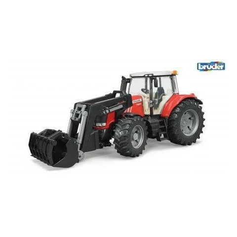 Bruder 3047 Massey Ferguson 7600 Traktori Etukuormaajalla