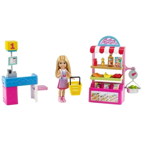 Barbie Chelsea Doll and Shop Playset