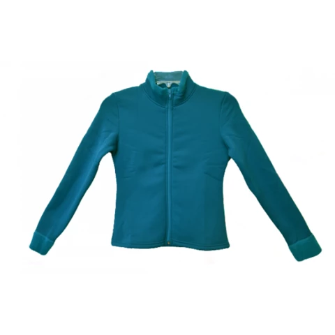 ChloeNoel Ice Skating Jacket Fitted Figure Fleece (Dark Turquoise)