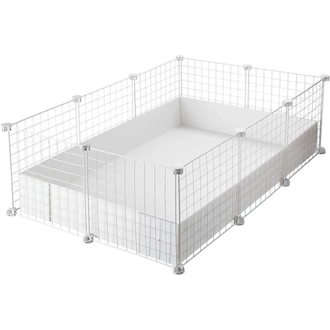  CagesCubes Cage (71 x 145 cm) + Coroplast Base for guinea pigs