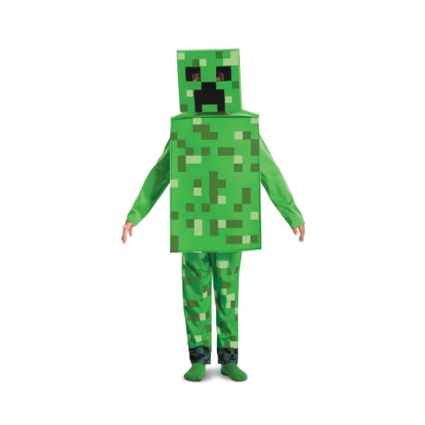 Minecraft Creeper Fancy Dress Intl M 7-8v