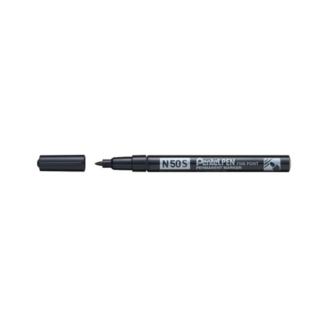 Huopakynä Pentel N50S Musta Ohut