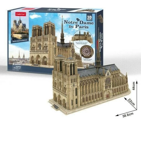 Tactic 3D Puzzle Notre Dame De Paris Avaa Ja Näe