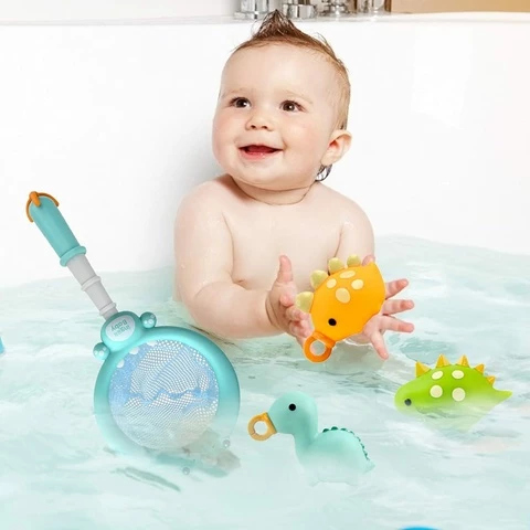 Dinosaurs bath toy set