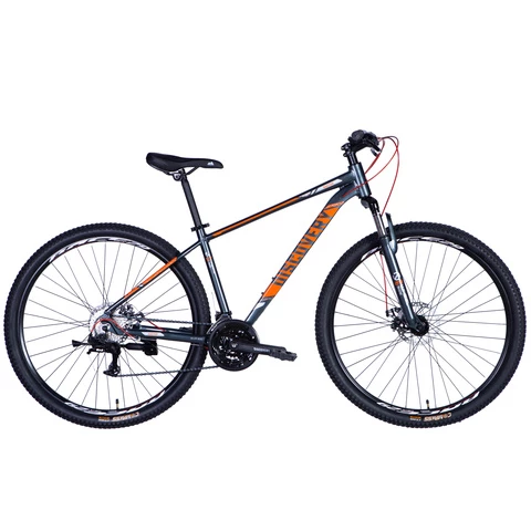 Discovery Bastion 29" 24-v maastopyörä harmaa-oranssi (29")