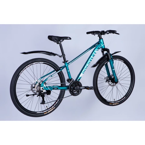 Discovery BASTION maastopyörä 26" 24-v turkoosi (Turkoosi, 26'')
