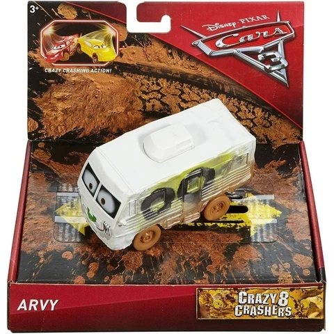 Disney Pixar Cars 3 Crazy 8 Crashers Arvy Vehicle Urheiluperhe