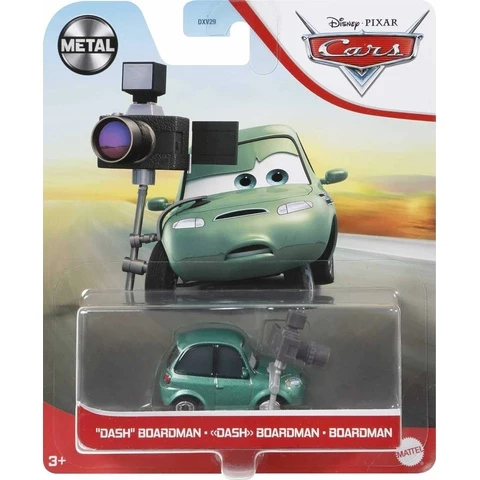 Disney Cars auto “Dash” Boardman ja kamera 