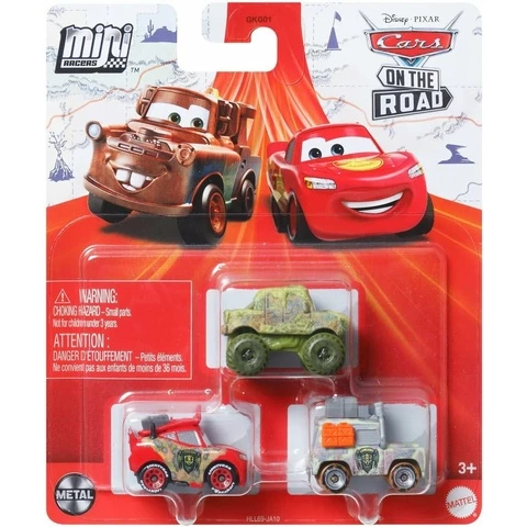 Disney Cars Mini Racers Ivy, Cryptid Lightning McQueen ja Margaret Motorray