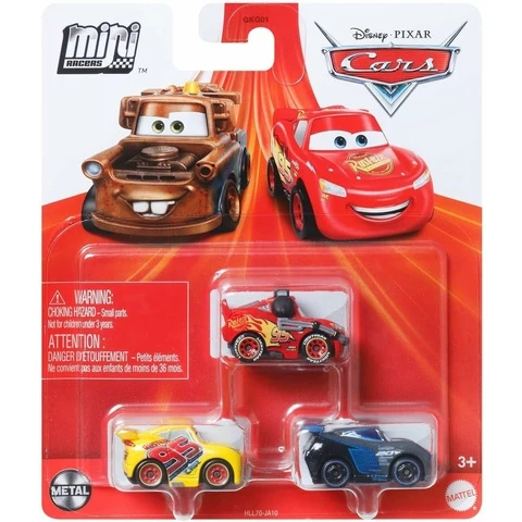 Disney Cars Mini Racers  McQueen, Jackson Storm ja Cruz Ramirez
