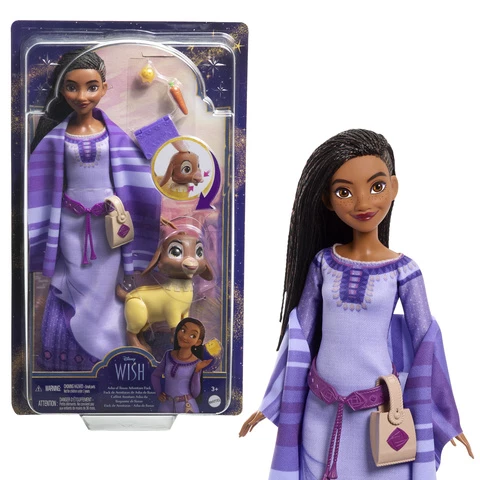 Disney Princess Wish Asha nukke ja vuohi leikkisetti