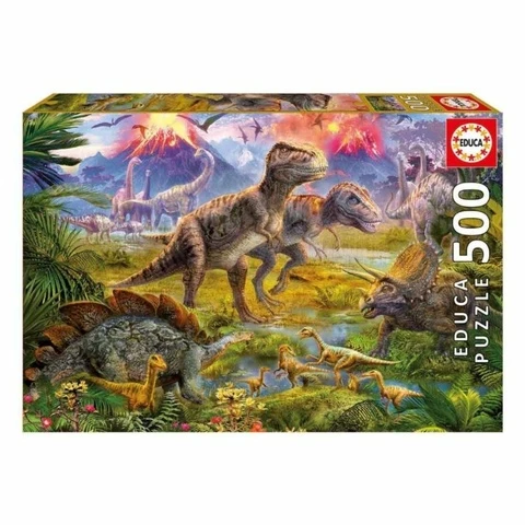  Educa Puzzle 500 burning dinosaur