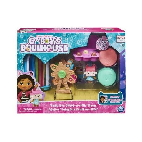 Gabby`S Dollhouse Deluxe Baby Boxin Craft-A-Riffic-Huone