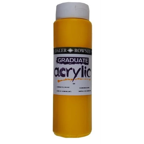 Akryyliväri Daler Rowney 500ml Keltainen