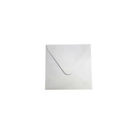Kirjekuori Neliö 14x14cm, Valkoinen 10kpl
