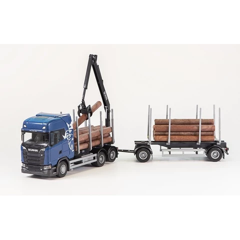 EMEK Scania CS Kotkanpää tukkirekka tummansininen 70cm
