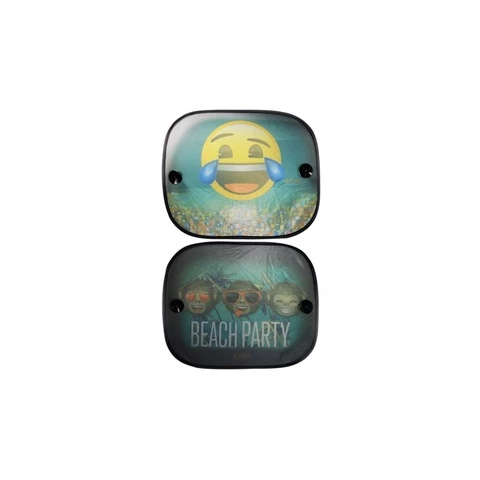 Emoji Aurinkosuojat autoon setti 2 kpl