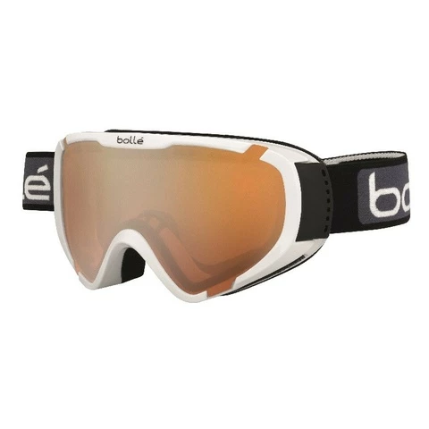 Bolle Explorer OTG Shiny White Citrus Gun Snowboard Goggles