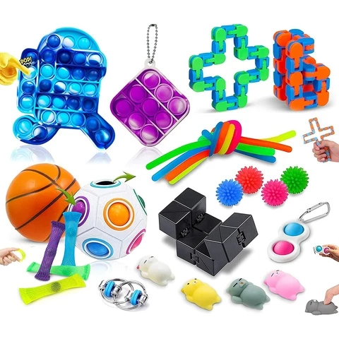 Fidget Toys Pop It Toy set for child and adult (25 pcs)