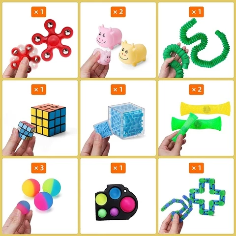 Fidget toys animals and others 27 pcs