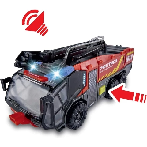 Dickie Toys Airport Fire Brigade with light, sound and water