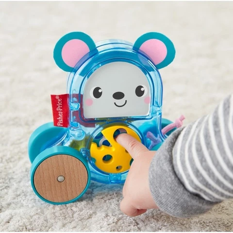 Fisher -Price pushable mouse toy on wheels