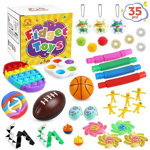 Fitget Toys Pop it Big toy set 35 pcs