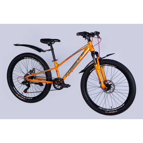 Formula BLACKWOOD 1.0 maastopyörä 24" 21-v oranssi-sininen (oranssi-sininen, 24'')