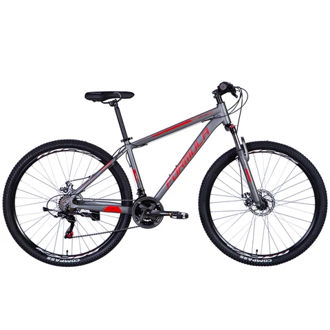 Formula Motion 29" 21-v maastopyörä harmaa-punainen (Harmaa-punainen, 29")