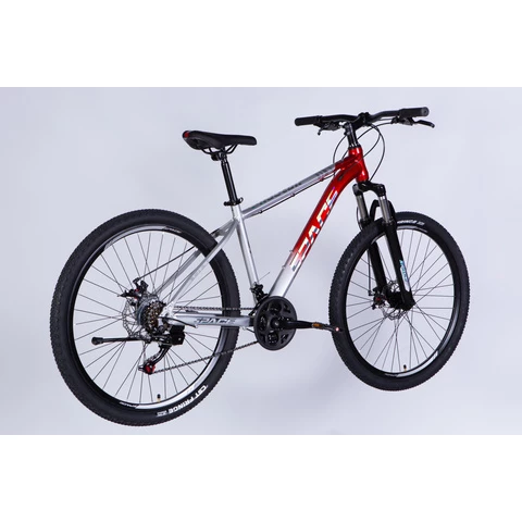 Formula SPACE Phaeton maastopyörä 27.5" 21-v hopea-punainen (27.5")