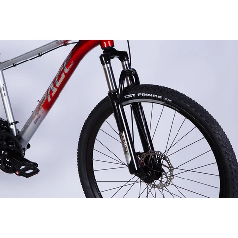 Formula SPACE Phaeton maastopyörä 27.5" 21-v hopea-punainen (27.5")